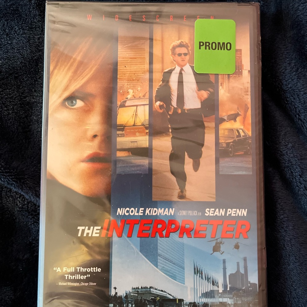 Universal The Interpreter DVD - Black and Orange